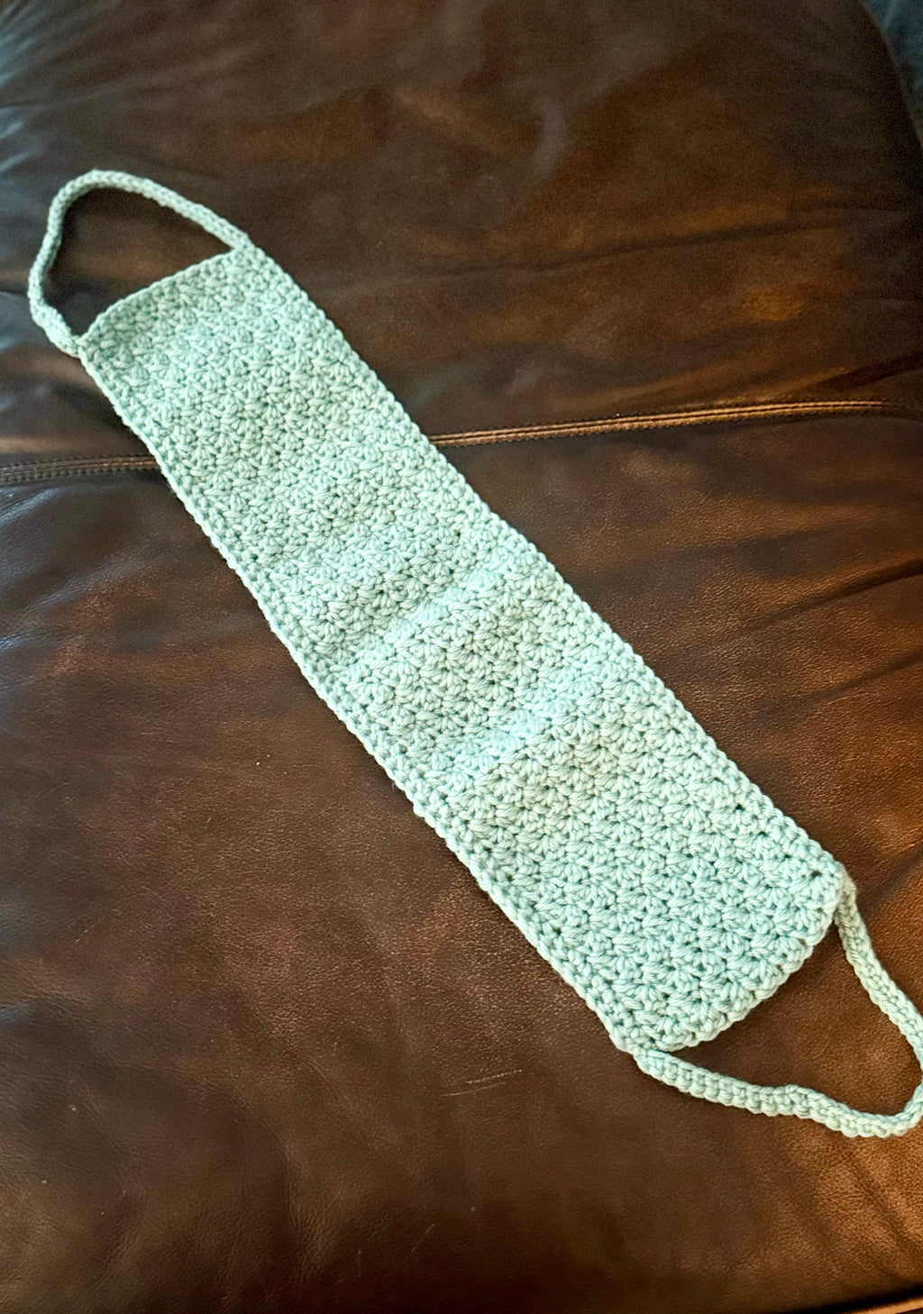 Handmade Crochet Back Scrubber