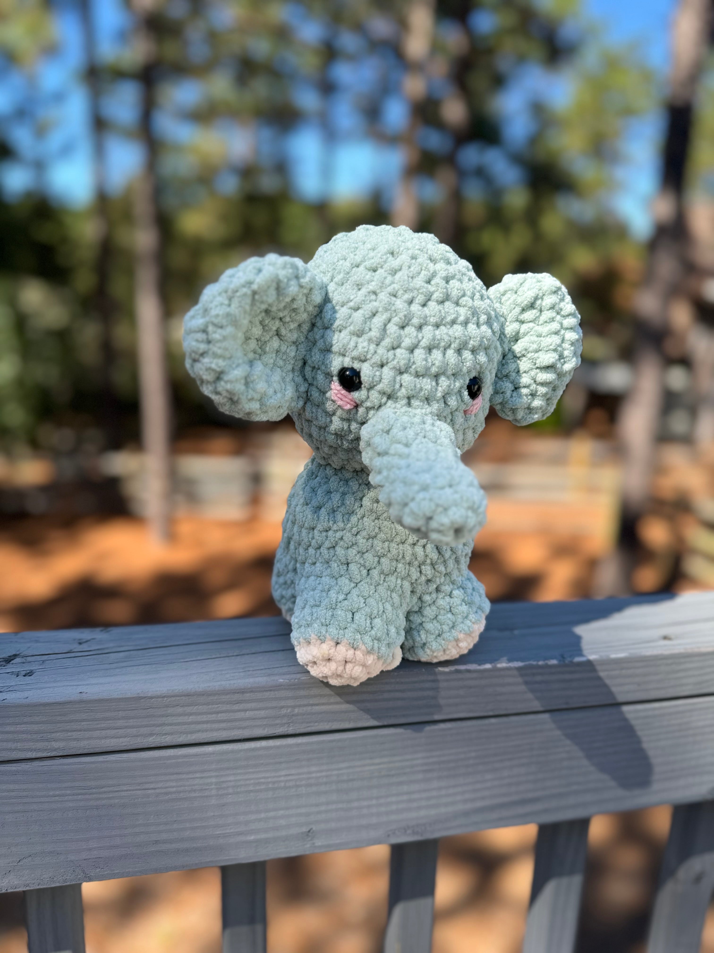 Handmade Crochet Elephant