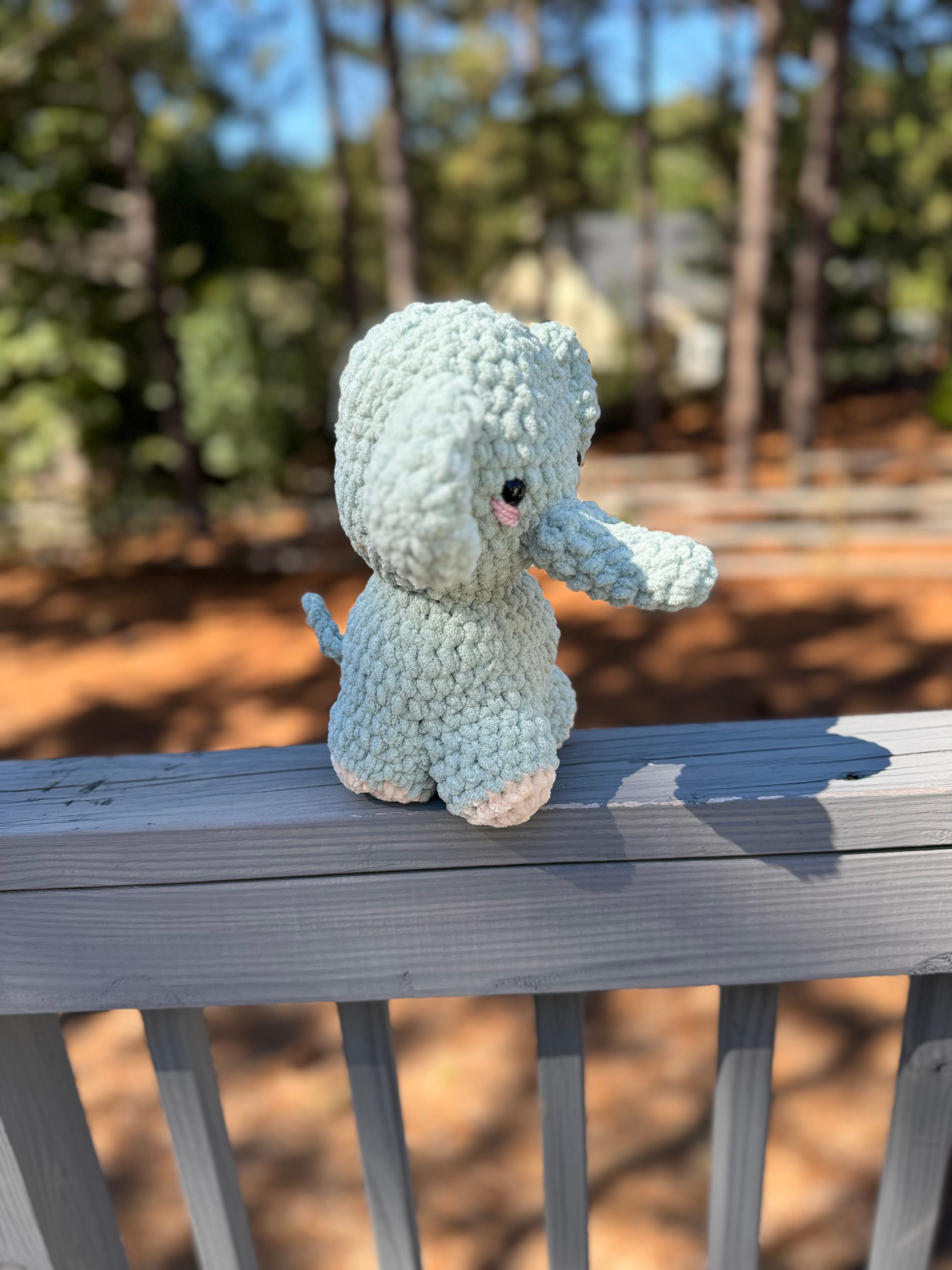 Handmade Crochet Elephant
