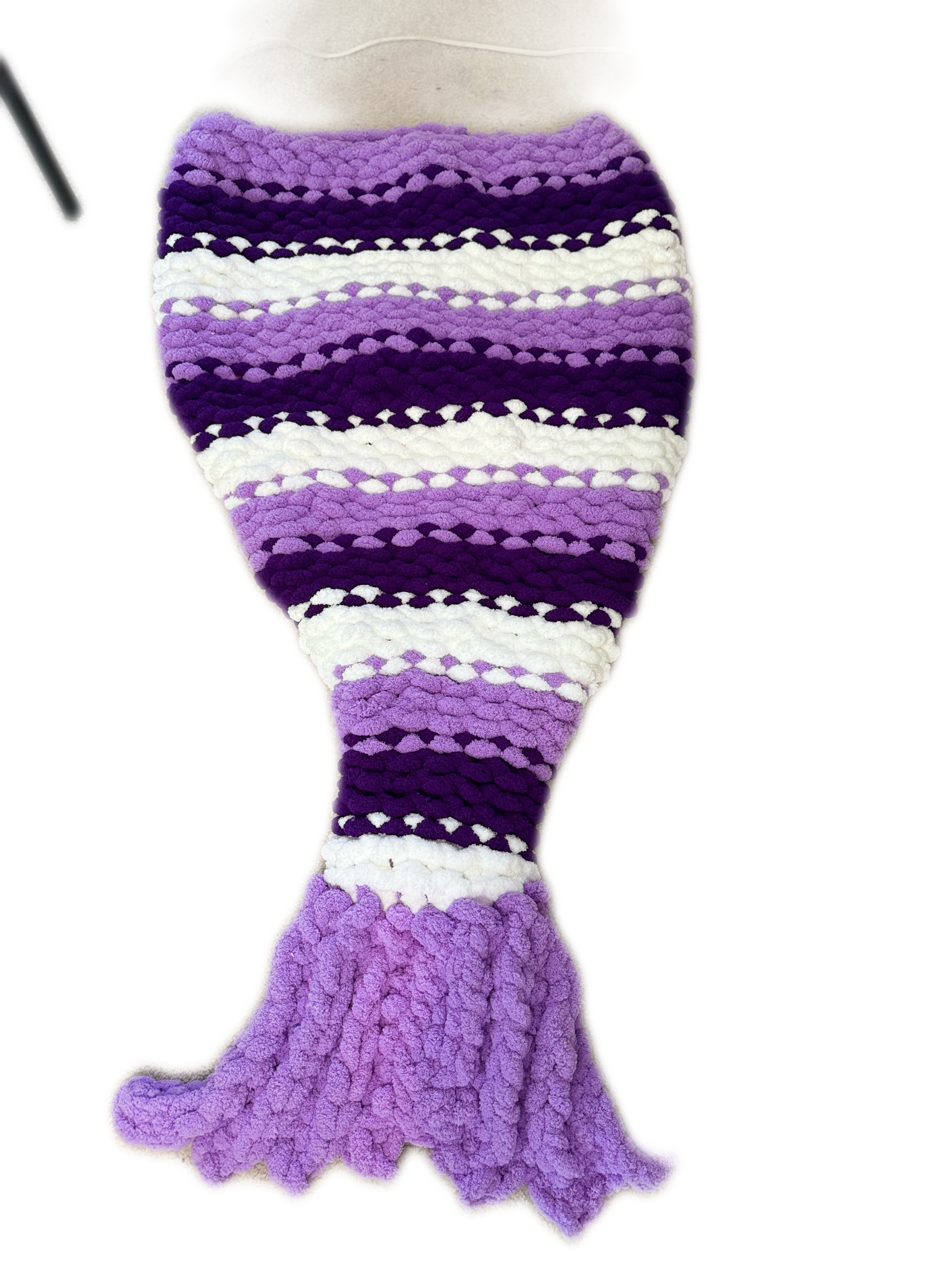 Handmade Knit Mermaid Blanket/Sleep Sack