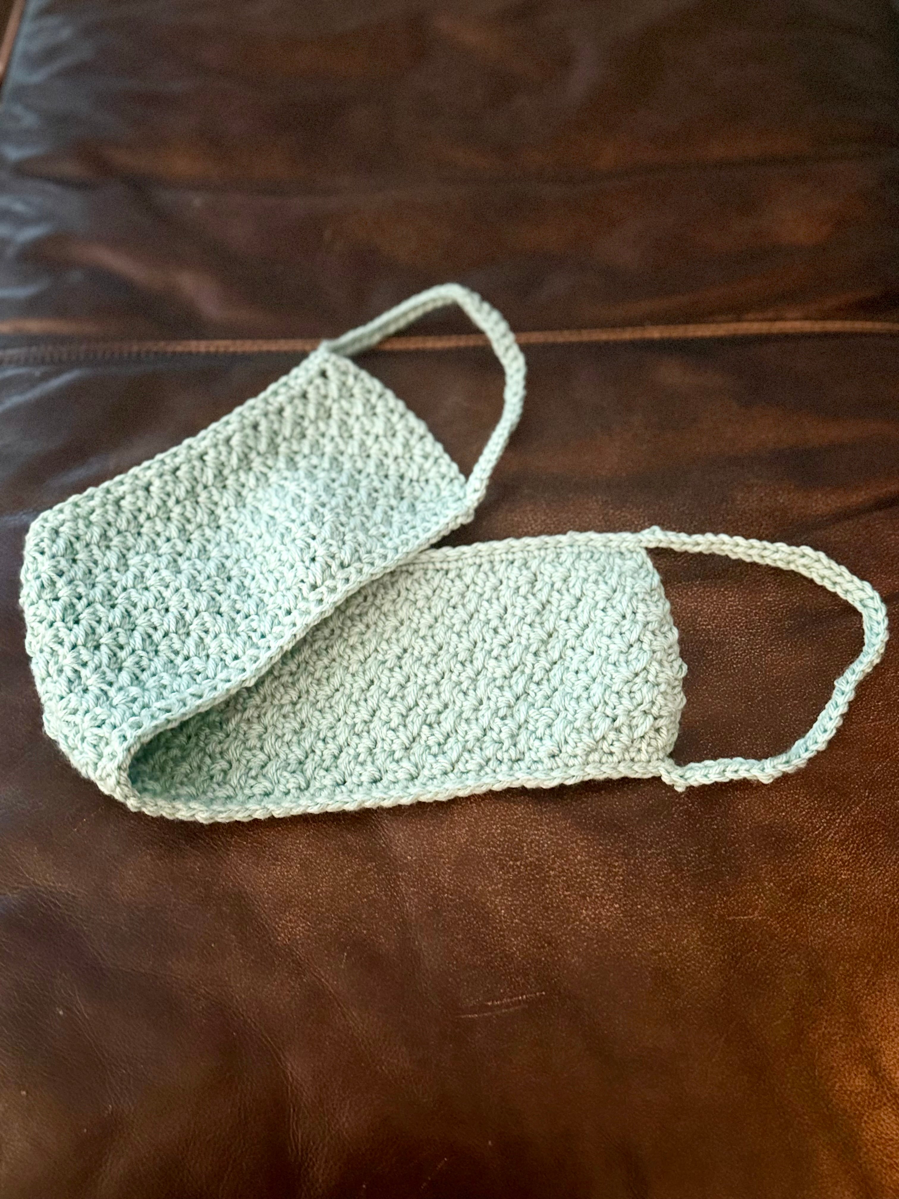 Handmade Crochet Back Scrubber
