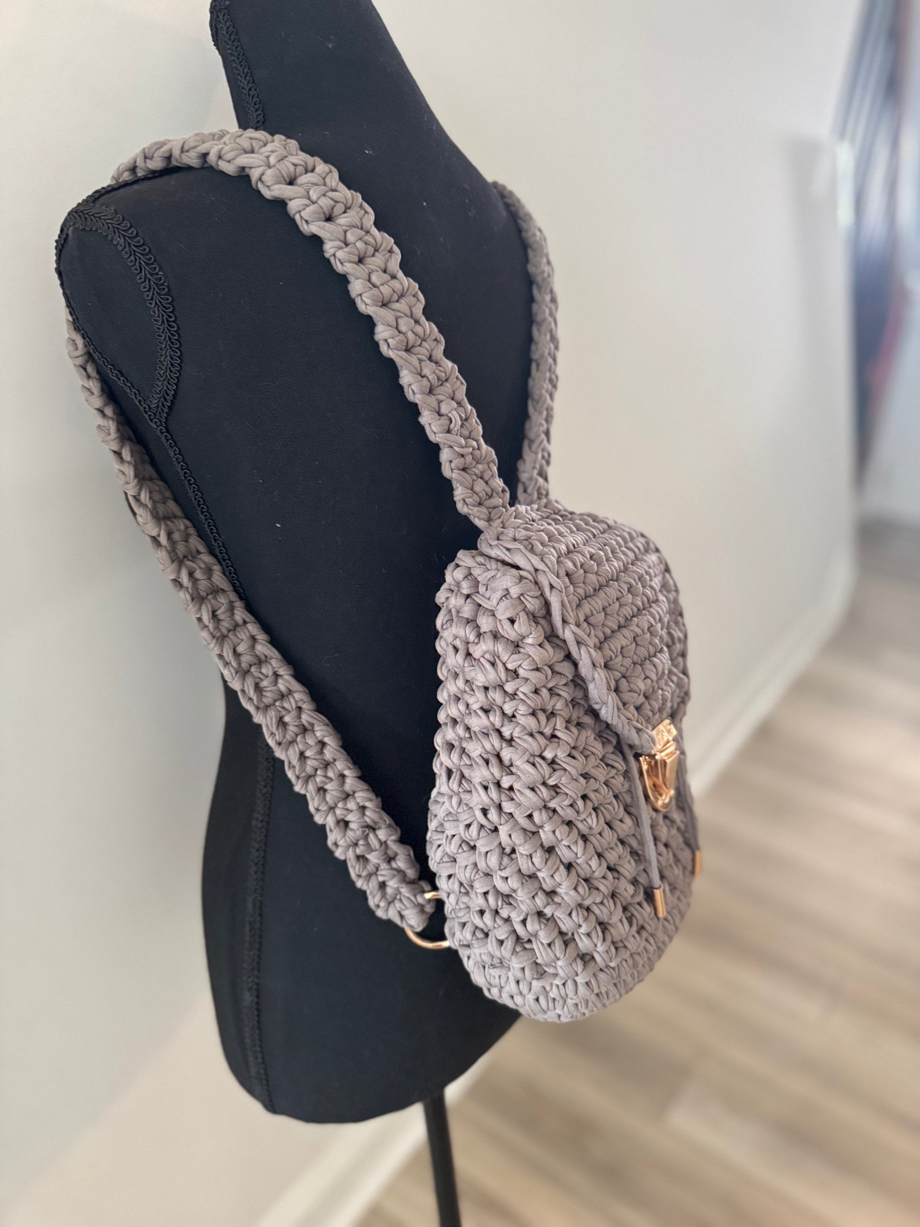 Handmade Crochet Backkpack