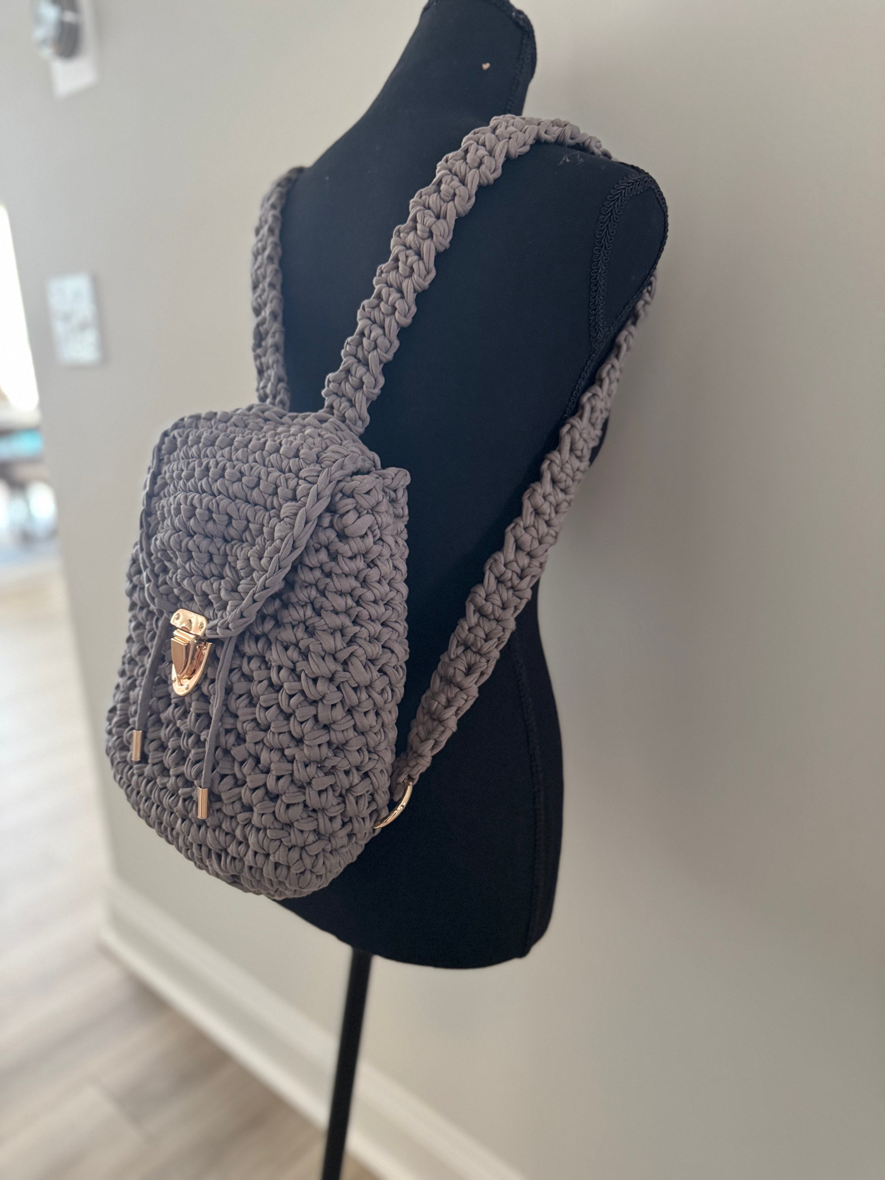 Handmade Crochet Backkpack