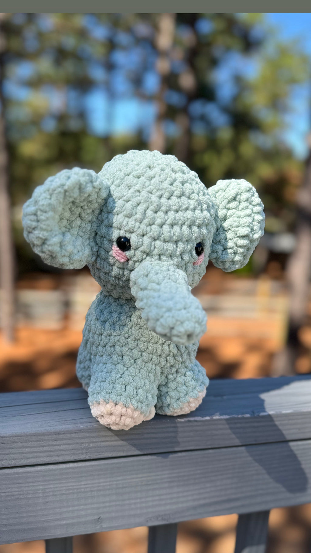 Handmade Crochet Elephant