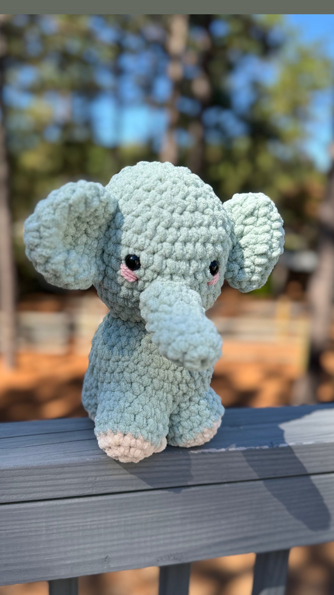 Handmade Crochet Elephant