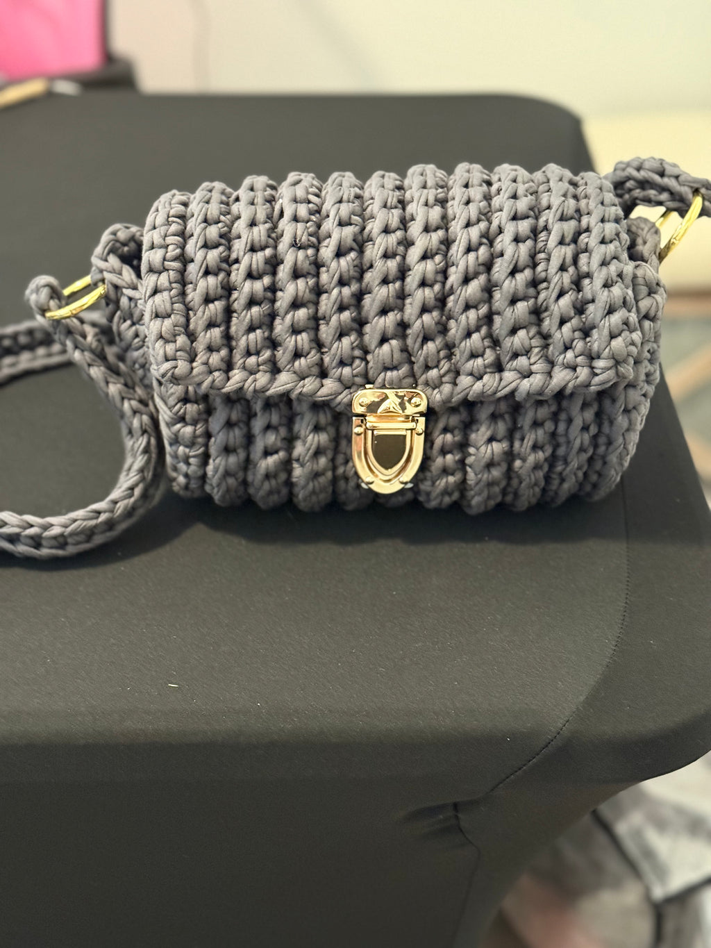 Crochet Barrel Purse
