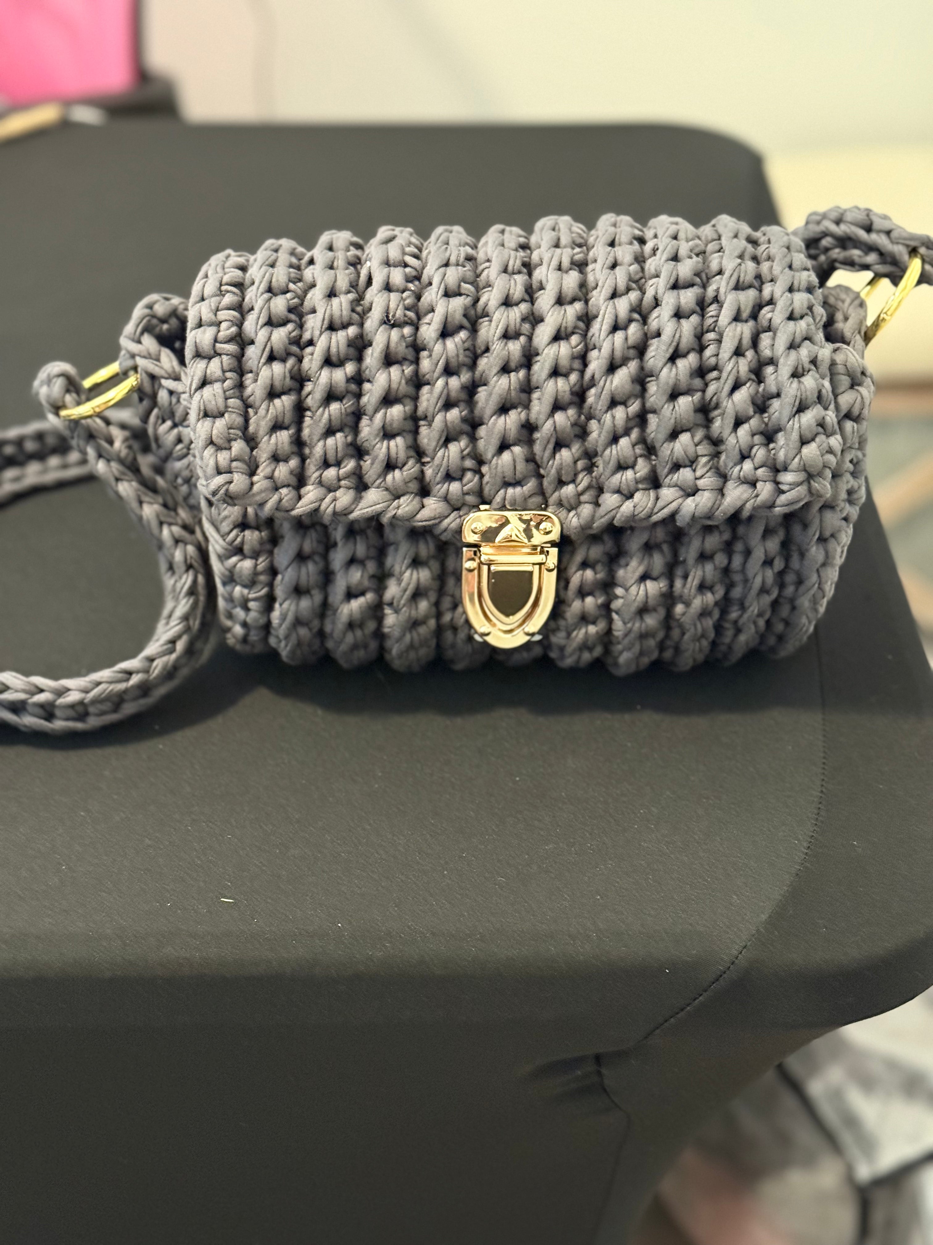 Crochet Barrel Purse