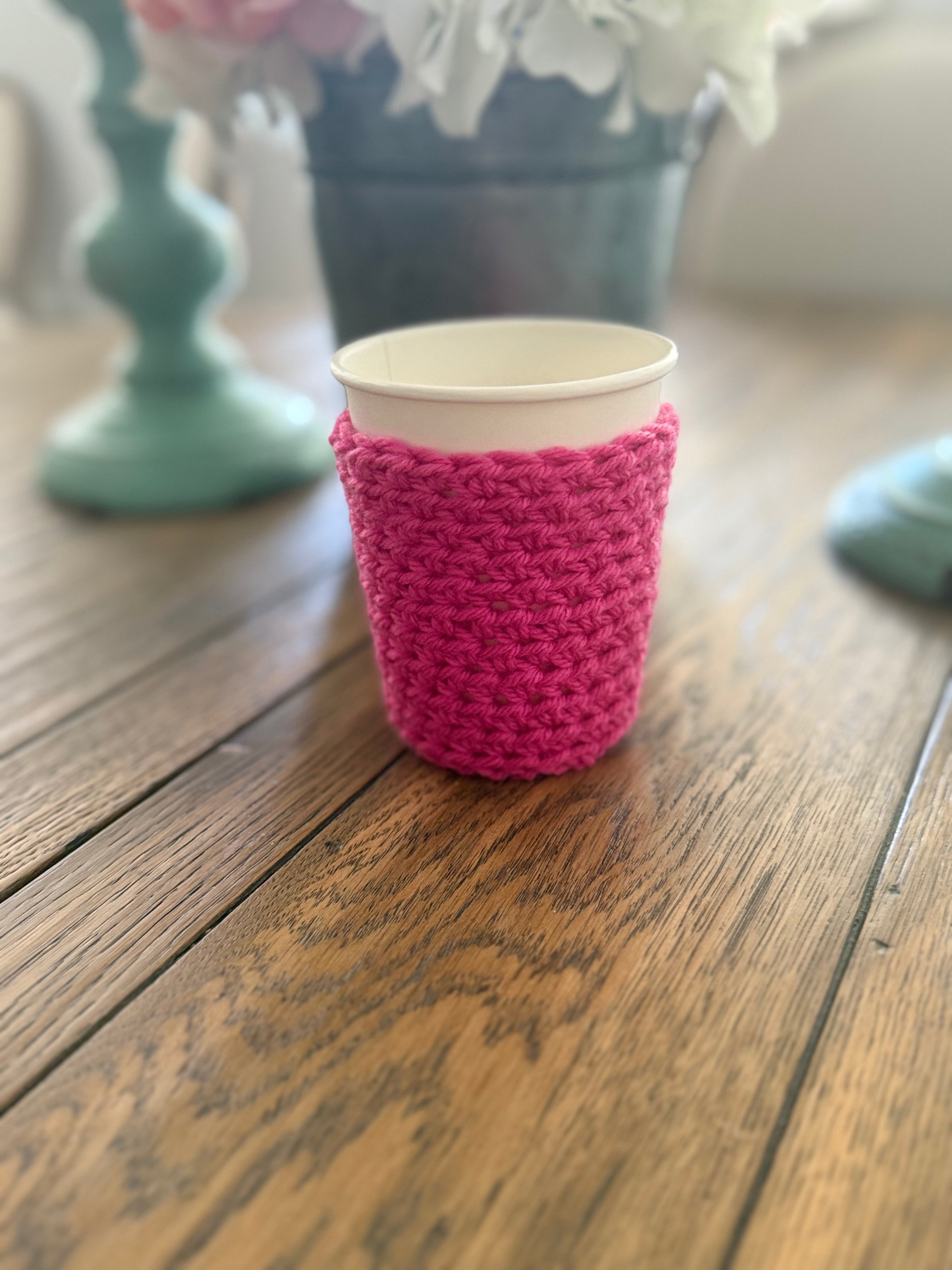 Handmade Crochet Coffe Koozie