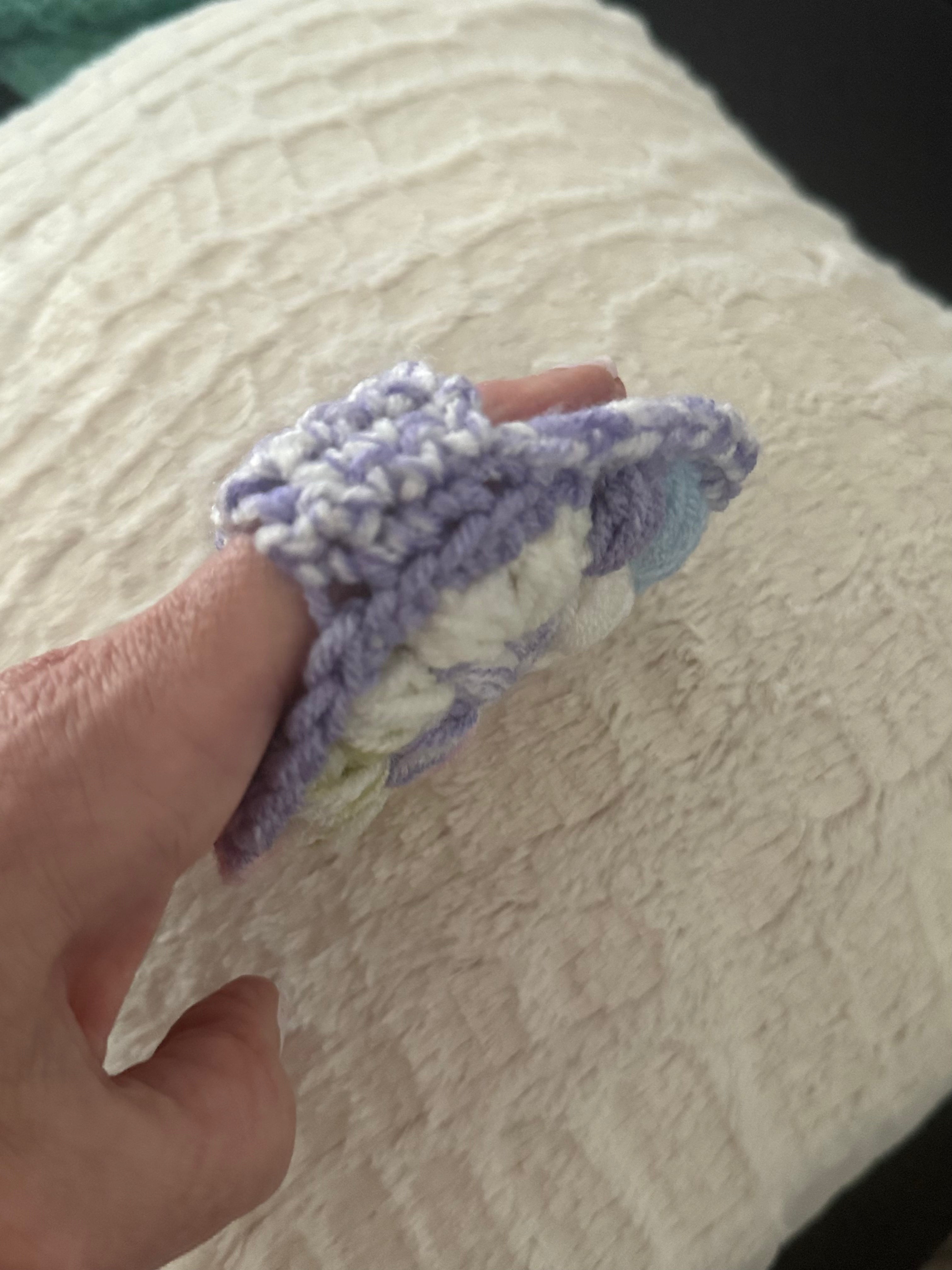 Handmade Crochet Face Scrubbie Set of 3
