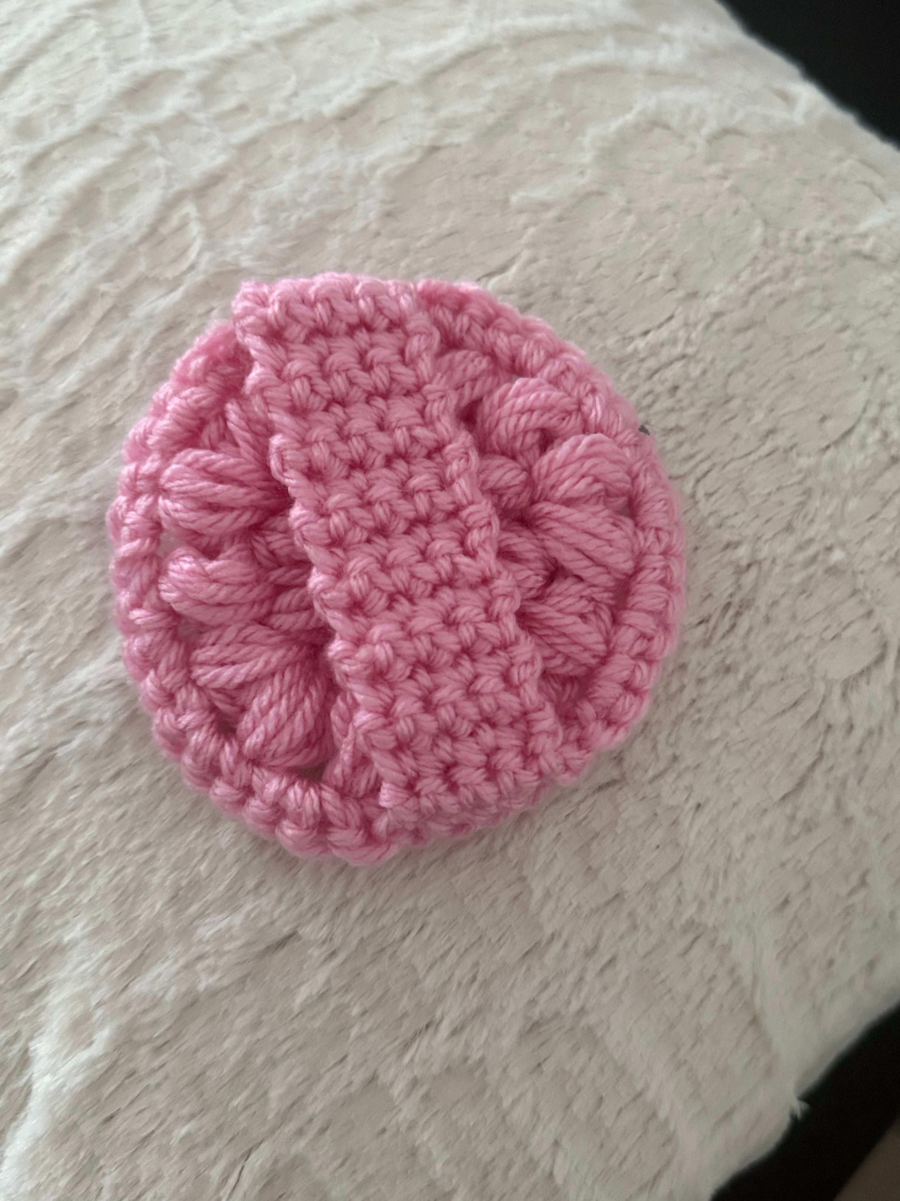 Handmade Crochet Face Scrubbie Set of 3