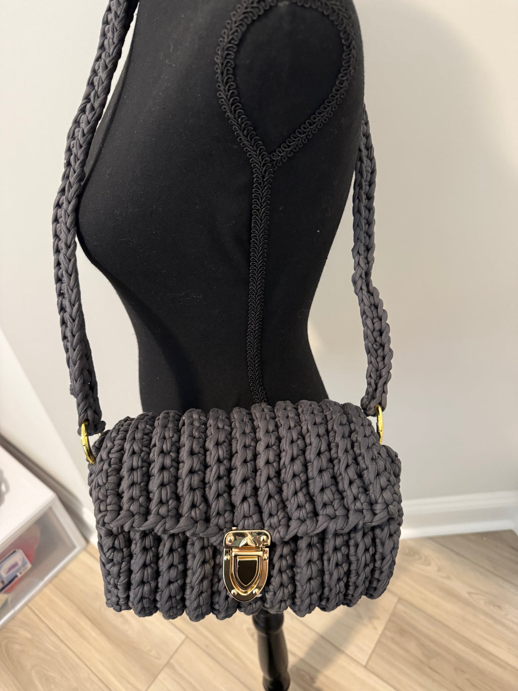Crochet Barrel Purse