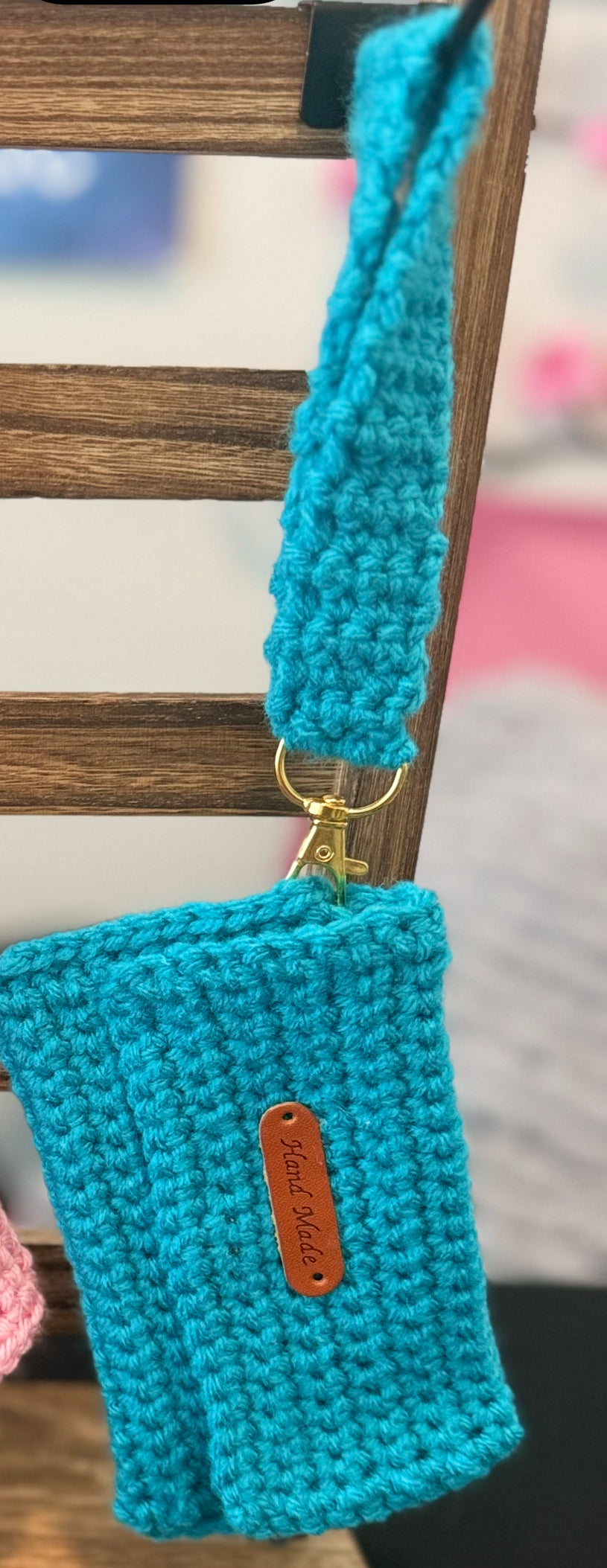 Handmade Crochet Wristlet Wallet