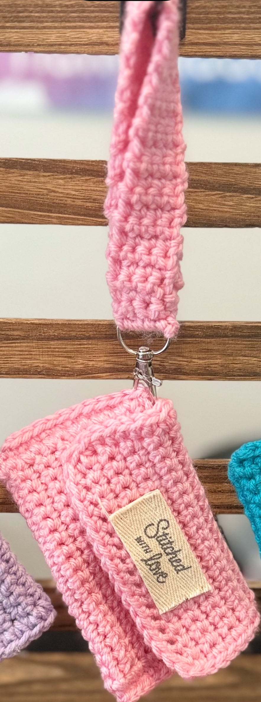 Handmade Crochet Wristlet Wallet