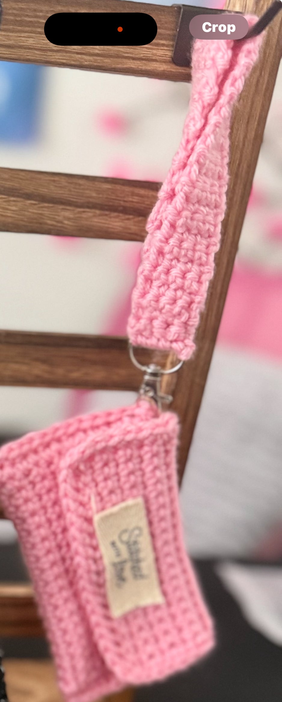 Handmade Crochet Wristlet Wallet