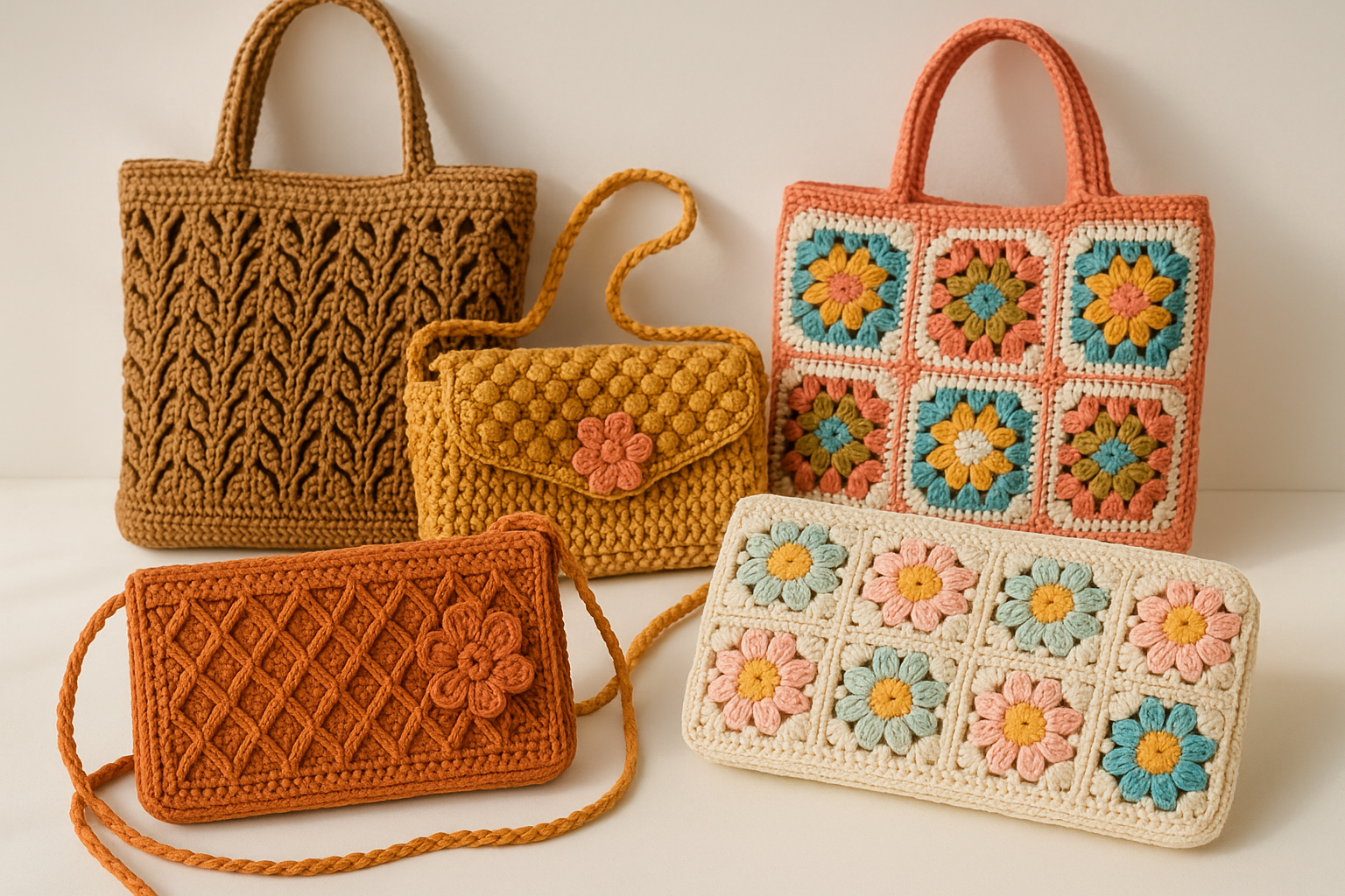 crochet handbags